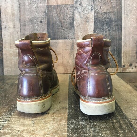 Thorogood 804-4374 Steel Round Toe Work Boots Mens 8 D - Picture 6 of 12